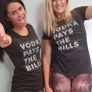 Vodka Pays The Bills Graphic Tee